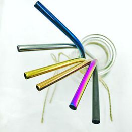 JMBamboo 304 stainless steel straws,  Full Variety Reusable Metal Drinking Straws With Smooth-friendly Wide - 副本