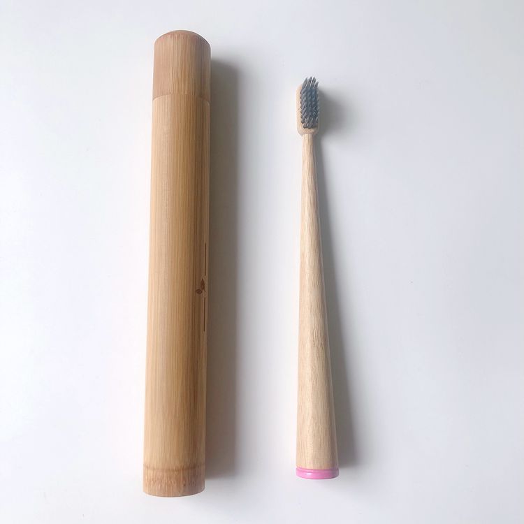 Bamboo Toothbrushes Pack Natural Wooden Teethbrush Biodegradeable BPA Free Toothbrush