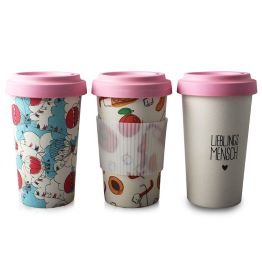  Bamboo Coffee Cup Unique Sustainable BPA-Free Ecological Cups Reusable Travel Cups