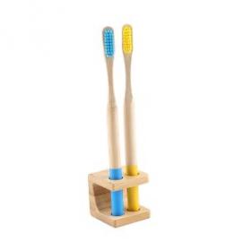   Natural Bamboo Toothbrush Holder Stand Toothbrush Cup Holder